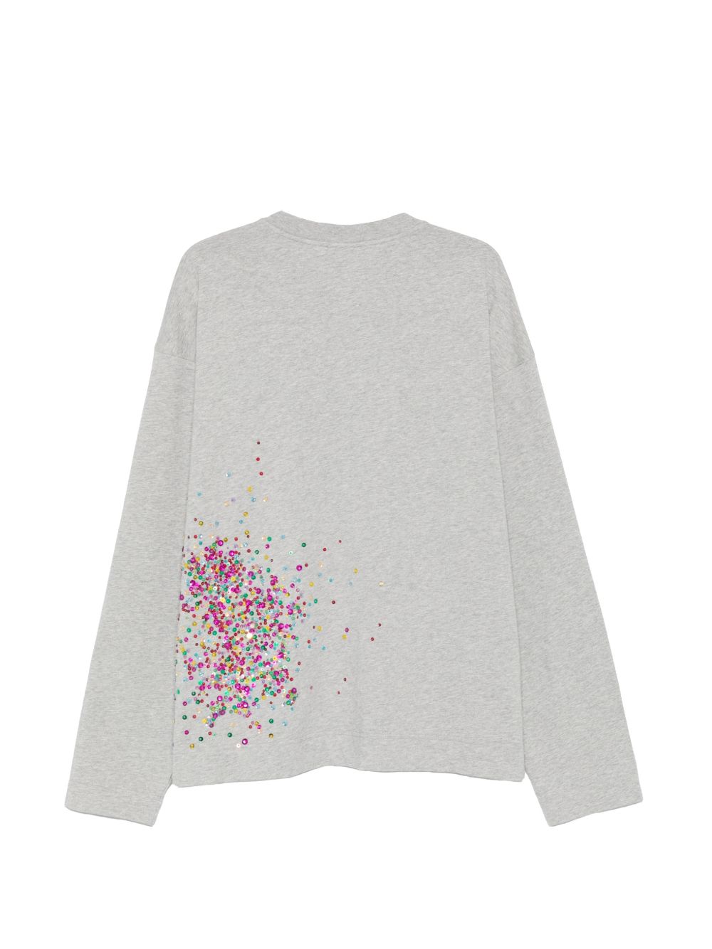 T-shirt a maniche lunghe in grigio Dries van noten - uomo 