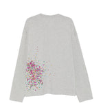 T-shirt a maniche lunghe in grigio Dries van noten - uomo 