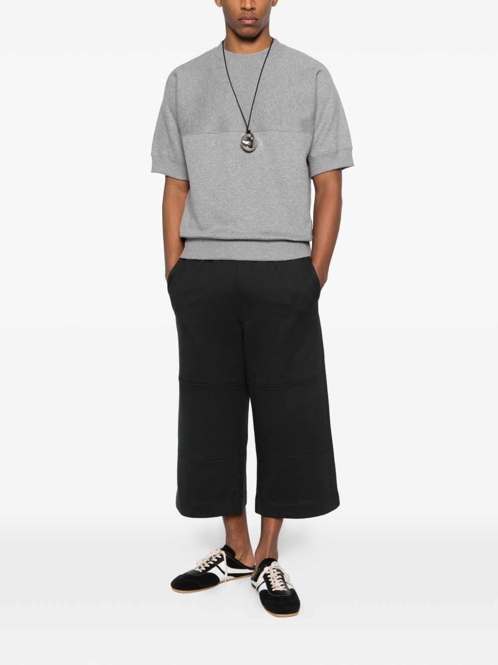 Shorts con vita elasticizzata harker bis  in grigio Dries van noten - uomo 