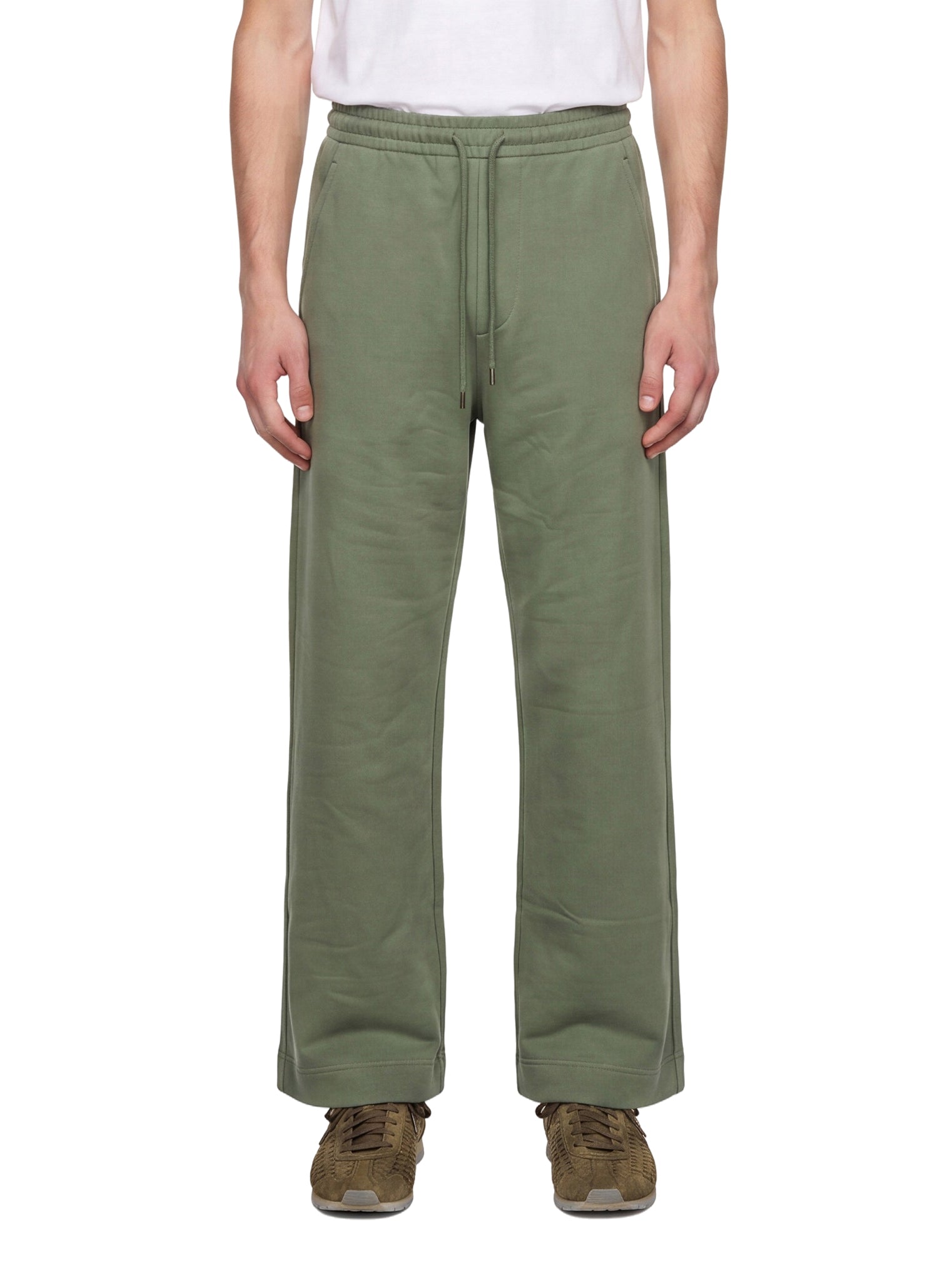 Pantalone Hamer con coulisse in verde 