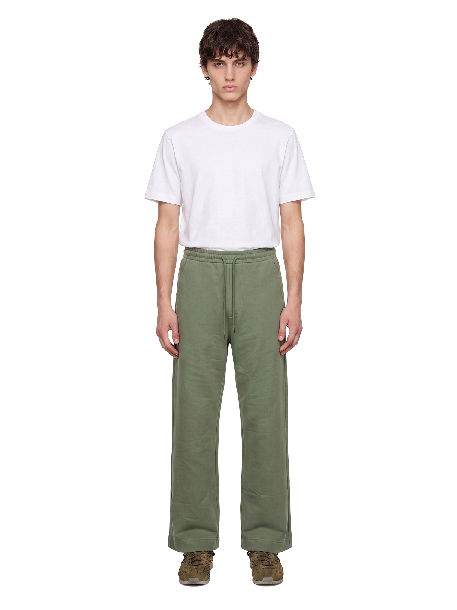 Pantalone Hamer con coulisse in verde 