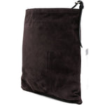 Borsa a tracolla in suede in viola Dries van noten - donna 