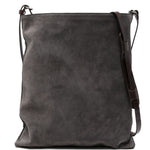 Borsa a tracolla in suede in grigio Dries van noten - donna 