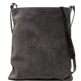 Borsa a tracolla in suede in grigio Dries van noten - donna 