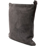 Borsa a tracolla in suede in grigio Dries van noten - donna 