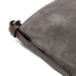 Borsa a tracolla in suede in grigio Dries van noten - donna 