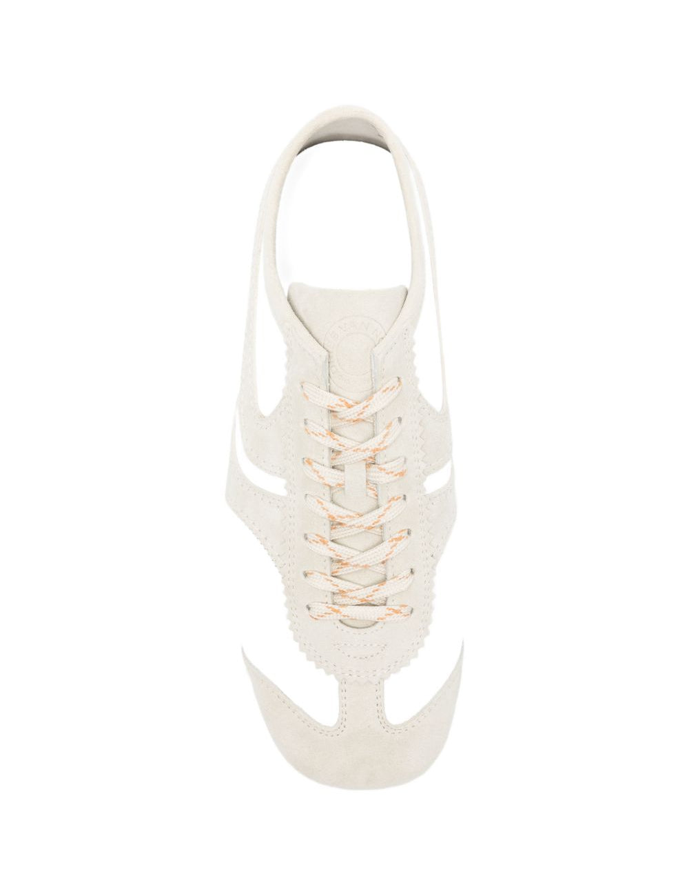 Sneakers con pannelli in bianco 