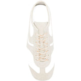 Sneakers con pannelli in bianco 
