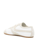 Sneakers allacciate in pelle nappa in bianco  Dries van noten - donna 