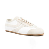 Sneakers con pannelli in bianco 