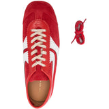 Sneakers a righe basse in rosso Dries van noten - uomo 