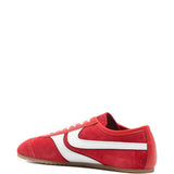 Sneakers a righe basse in rosso Dries van noten - uomo 