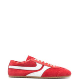Sneakers a righe basse in rosso Dries van noten - uomo 