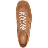 Sneakers in camoscio con lacci in marrone Dries van noten - uomo 