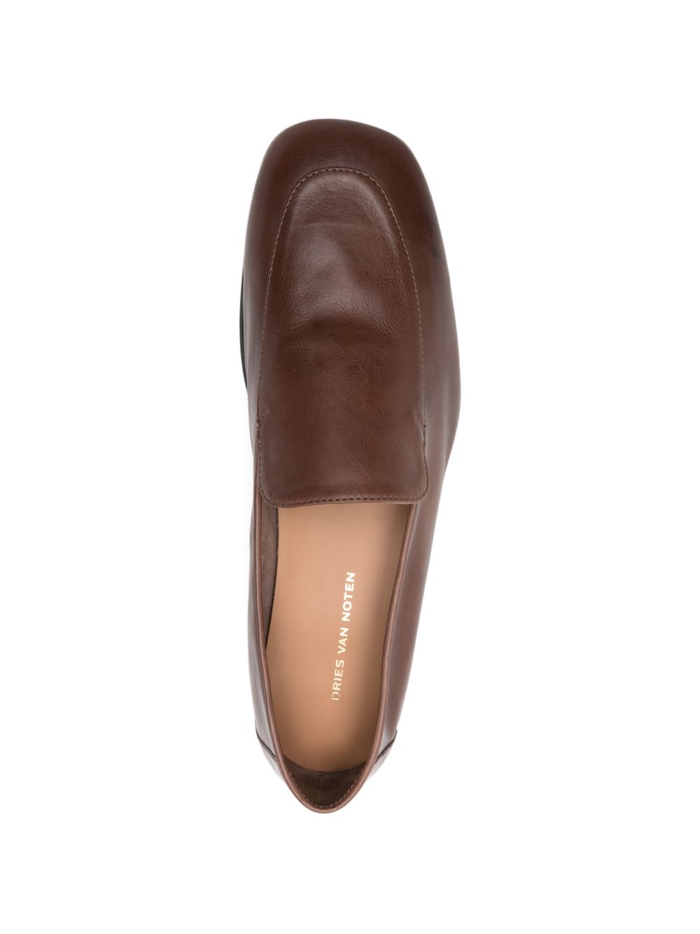 Mocassini in pelle in marrone Dries van noten - uomo 