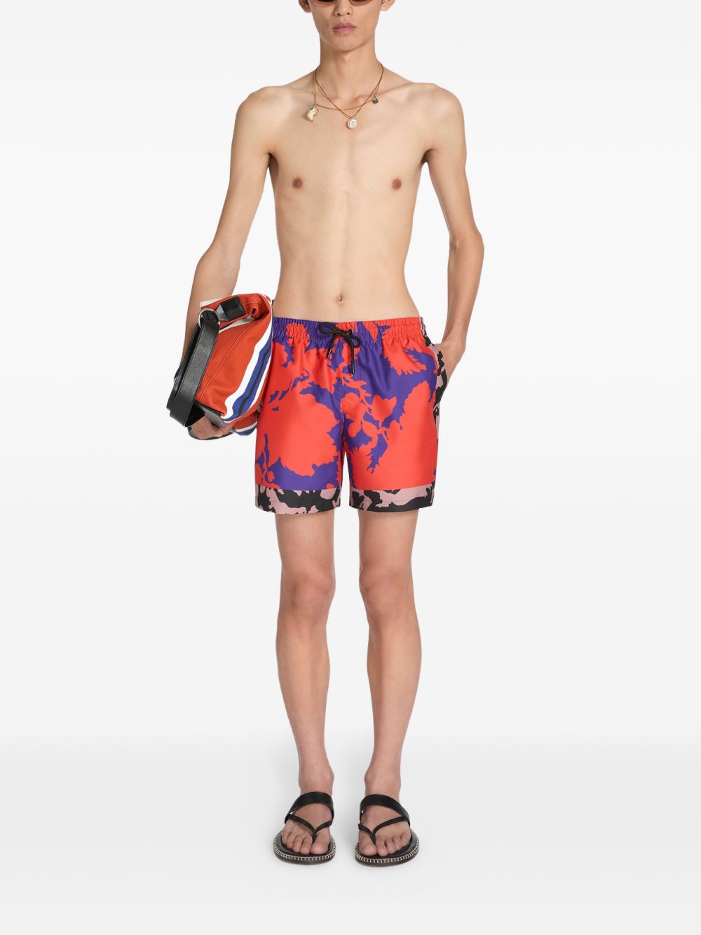 Costume con stampa phibbs multicolore 