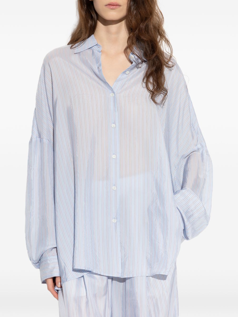 Camica a righe casia in blu Dries van noten - donna 