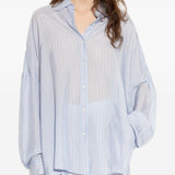 Camica a righe casia in blu Dries van noten - donna 