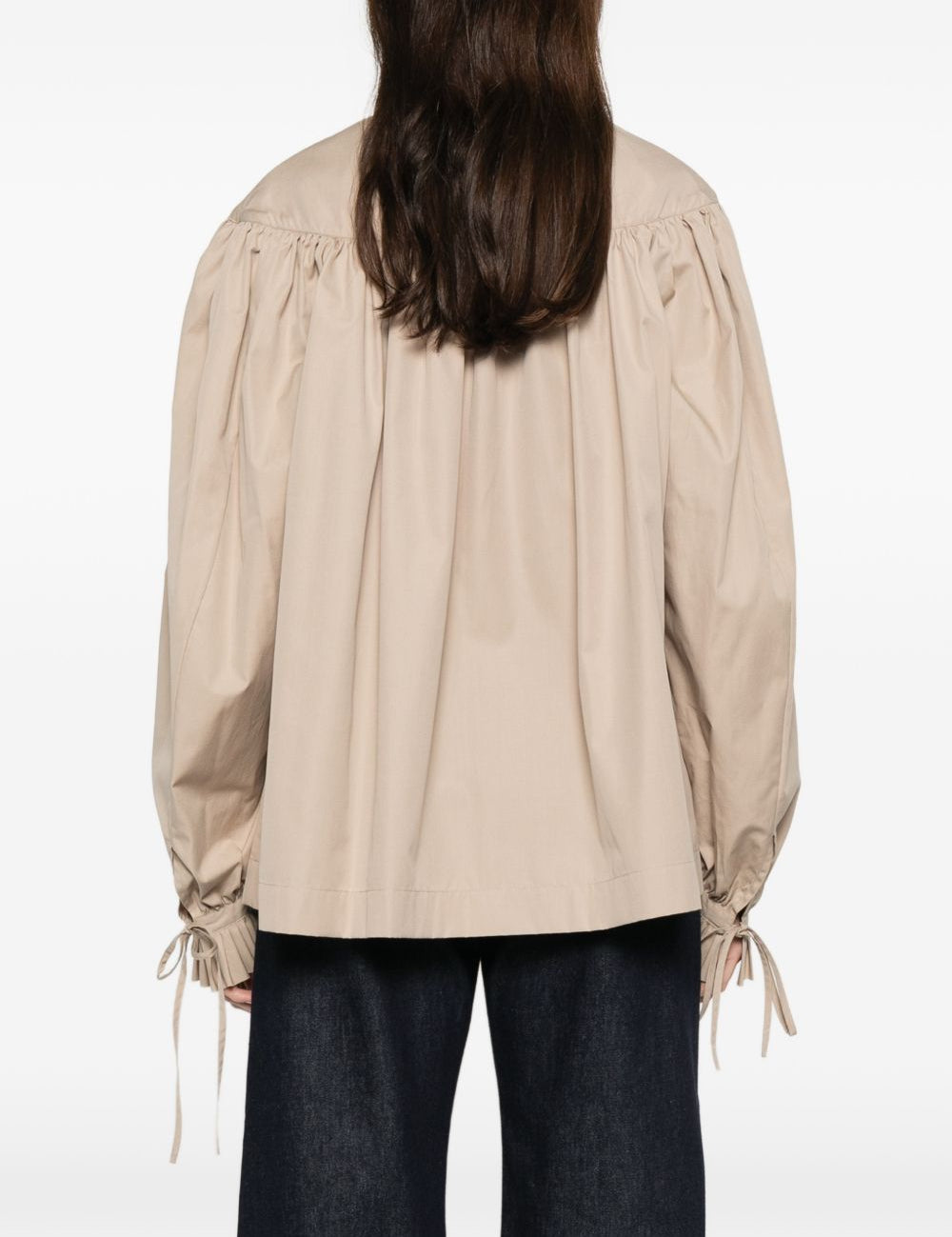 Top a collo alto Catya in beige Dries van noten - donna 