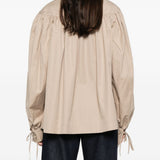 Top a collo alto Catya in beige Dries van noten - donna 