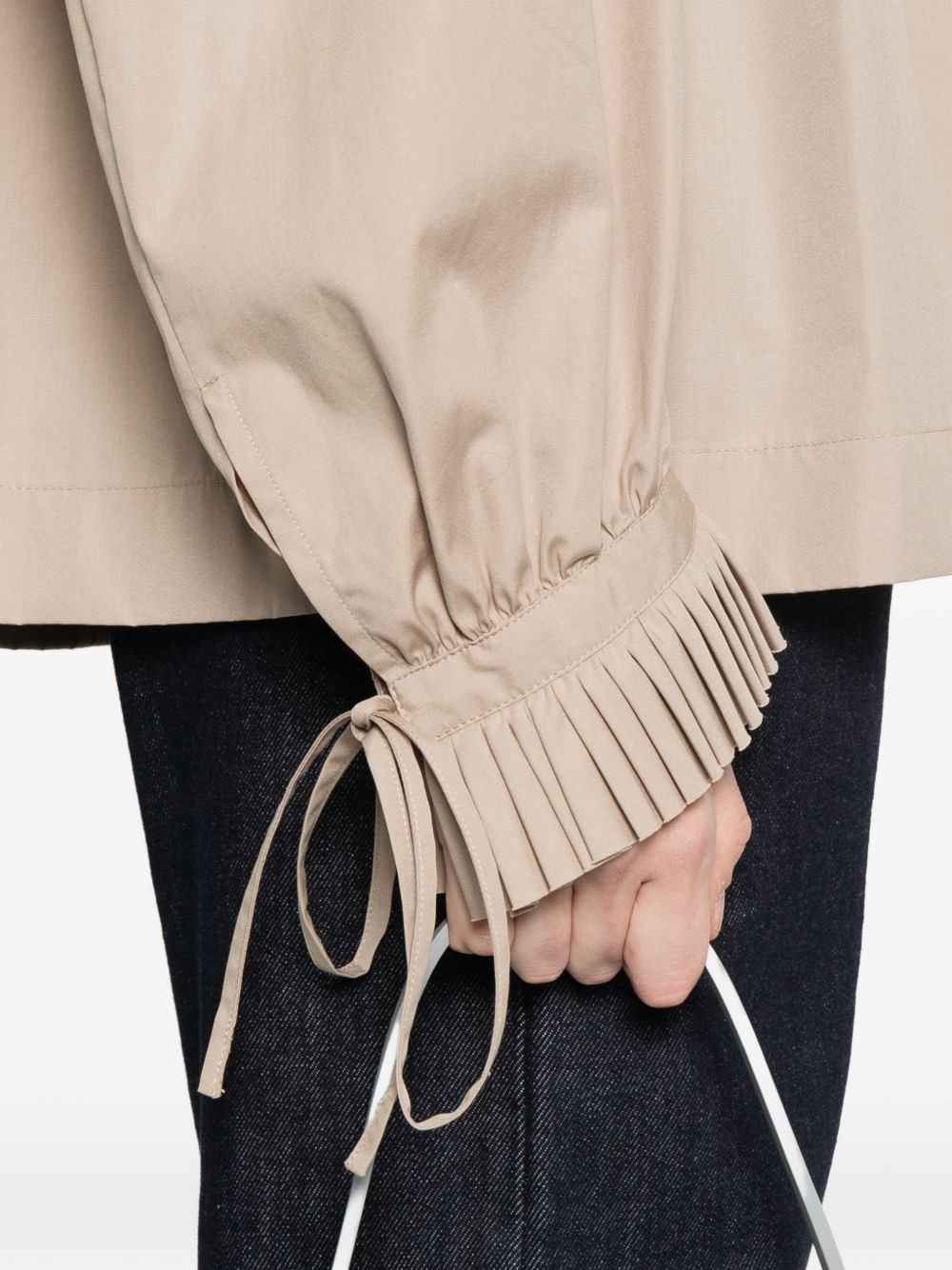 Top a collo alto Catya in beige Dries van noten - donna 