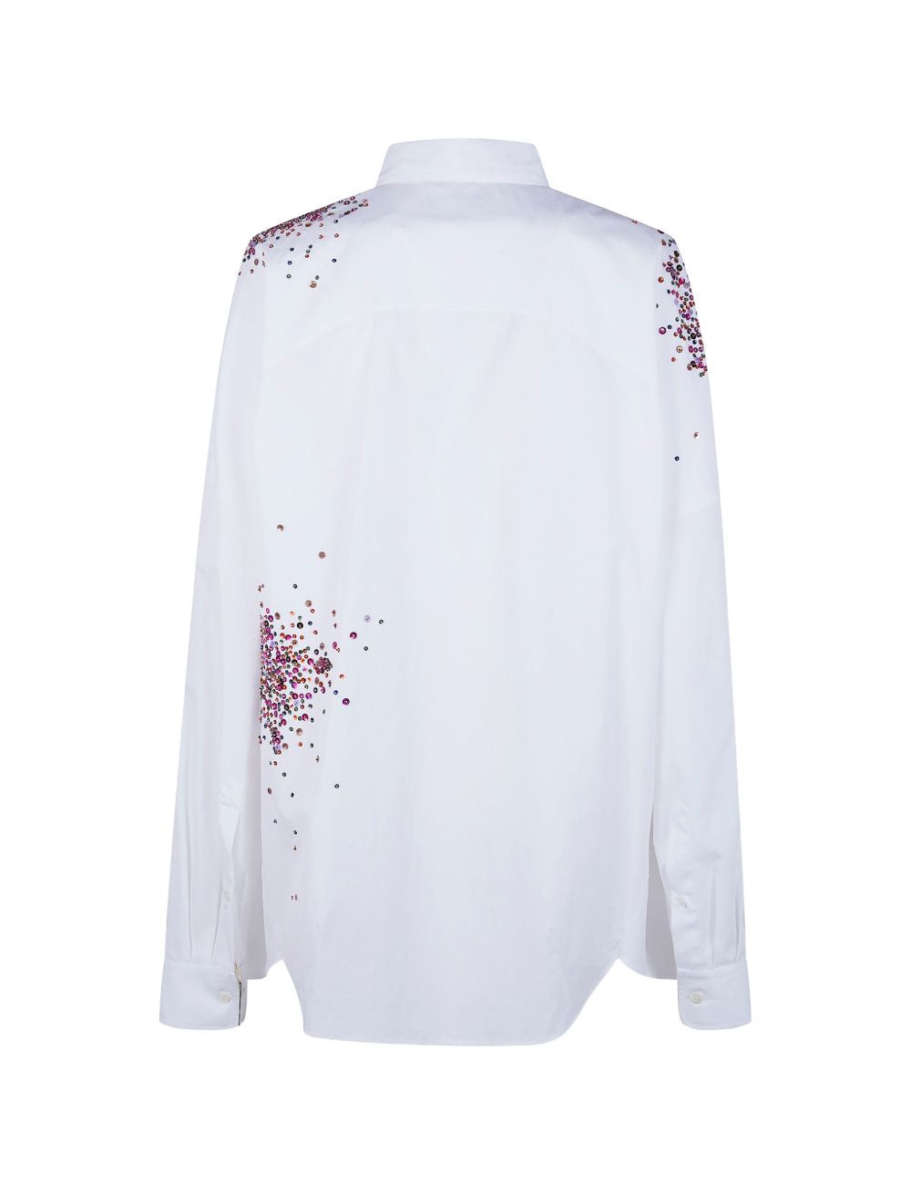Camicia con cristalli casia  in bainco Dries van noten - donna 