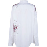 Camicia con cristalli casia  in bainco Dries van noten - donna 