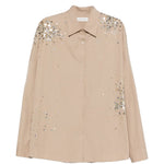 Camicia con cristalli casia  in beige Dries van noten - donna 