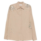 Camicia con cristalli casia  in beige Dries van noten - donna 
