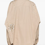 Camicia con cristalli casia  in beige Dries van noten - donna 