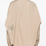 Camicia con cristalli casia  in beige Dries van noten - donna 
