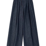 Jeans a gamba larga pamplona in blu Dries van noten - donna 
