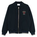 Bomber con ricamo in blue navy Drole De Monsieur - uomo 