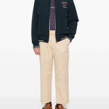 Bomber con ricamo in blue navy Drole De Monsieur - uomo 
