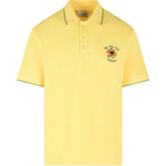 Polo con logo ricamato in giallo Drole de monsieur - uomo 