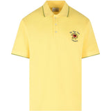 Polo con logo ricamato in giallo Drole de monsieur - uomo 