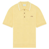 Polo con colletto ricamato in giallo Drole de monsieur - uomo 