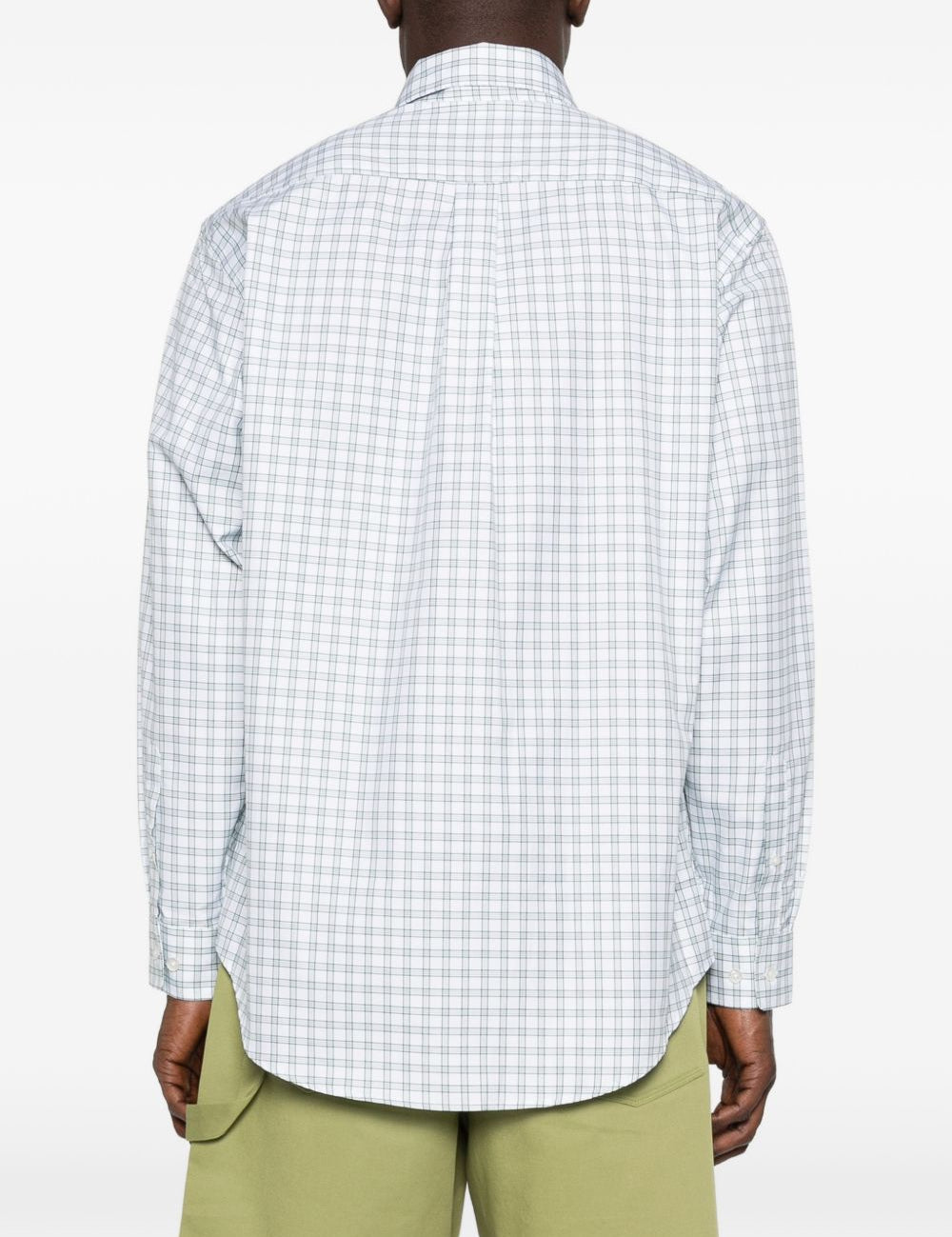 Camicia a quadri con logo ricamato multicolor DROLE DE MONSIEUR - uomo 