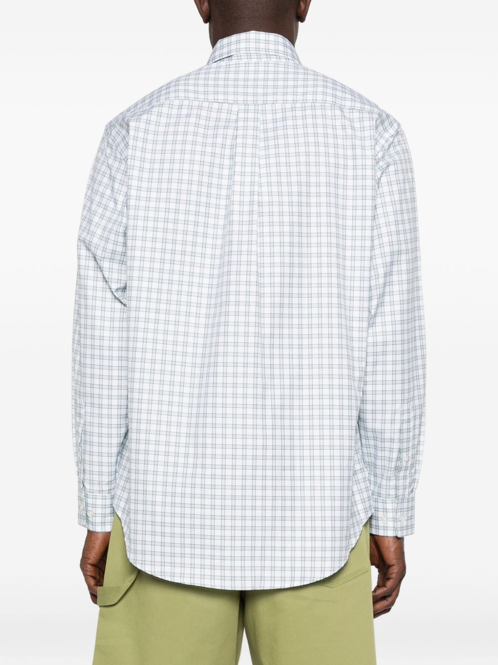 Camicia a quadri con logo ricamato multicolor DROLE DE MONSIEUR - uomo 