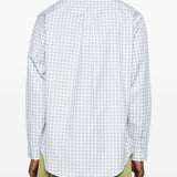 Camicia a quadri con logo ricamato multicolor DROLE DE MONSIEUR - uomo 