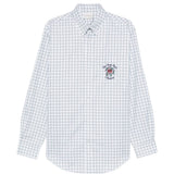 Camicia a quadri con logo ricamato multicolor DROLE DE MONSIEUR - uomo 