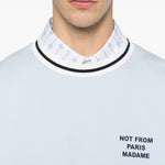 T-shirt girocollo in azzurro Drole de monsieur - uomo 