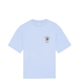 T-shirt con stampa in azzurro Drole de monsieur - uomo 