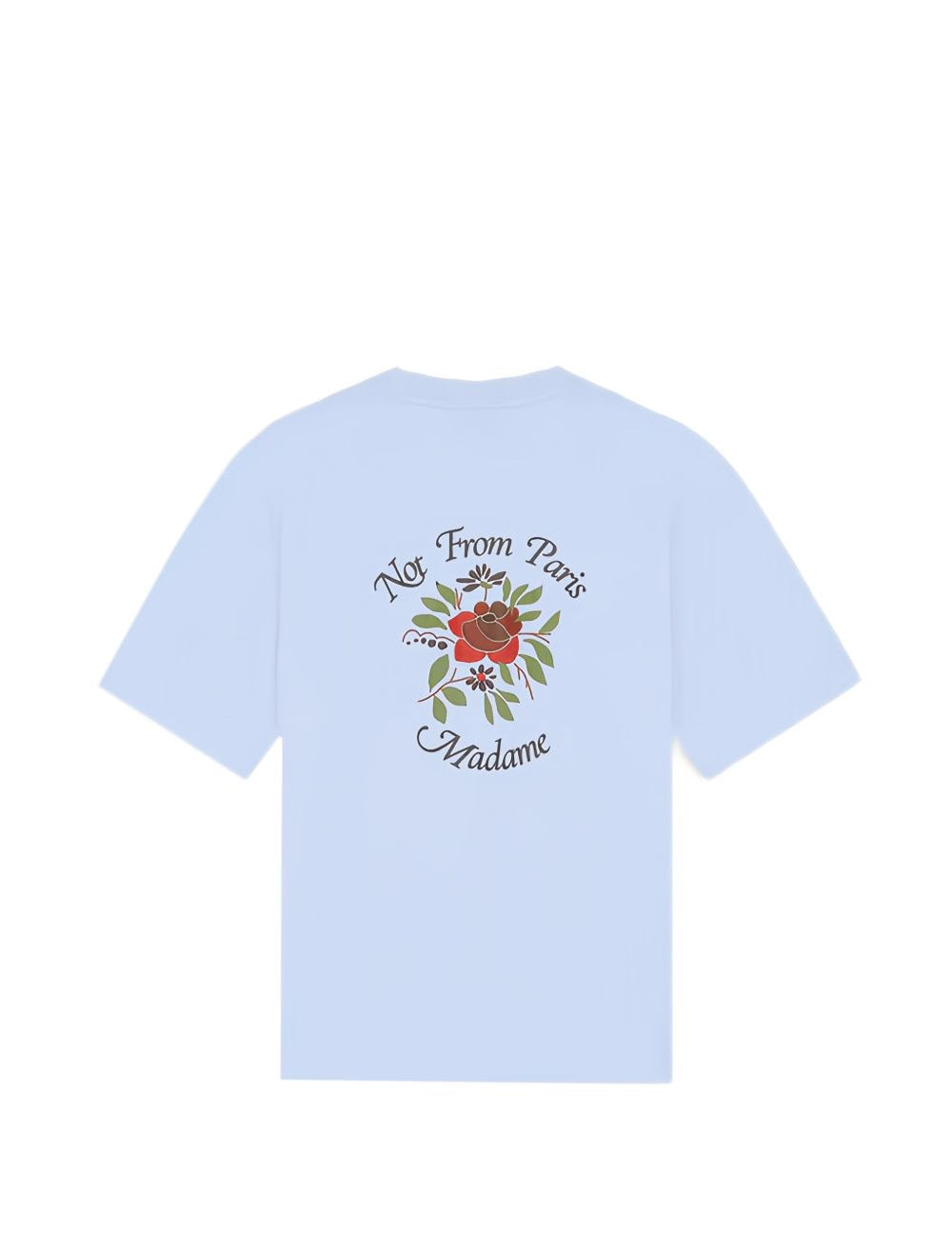 T-shirt con stampa in azzurro Drole de monsieur - uomo 