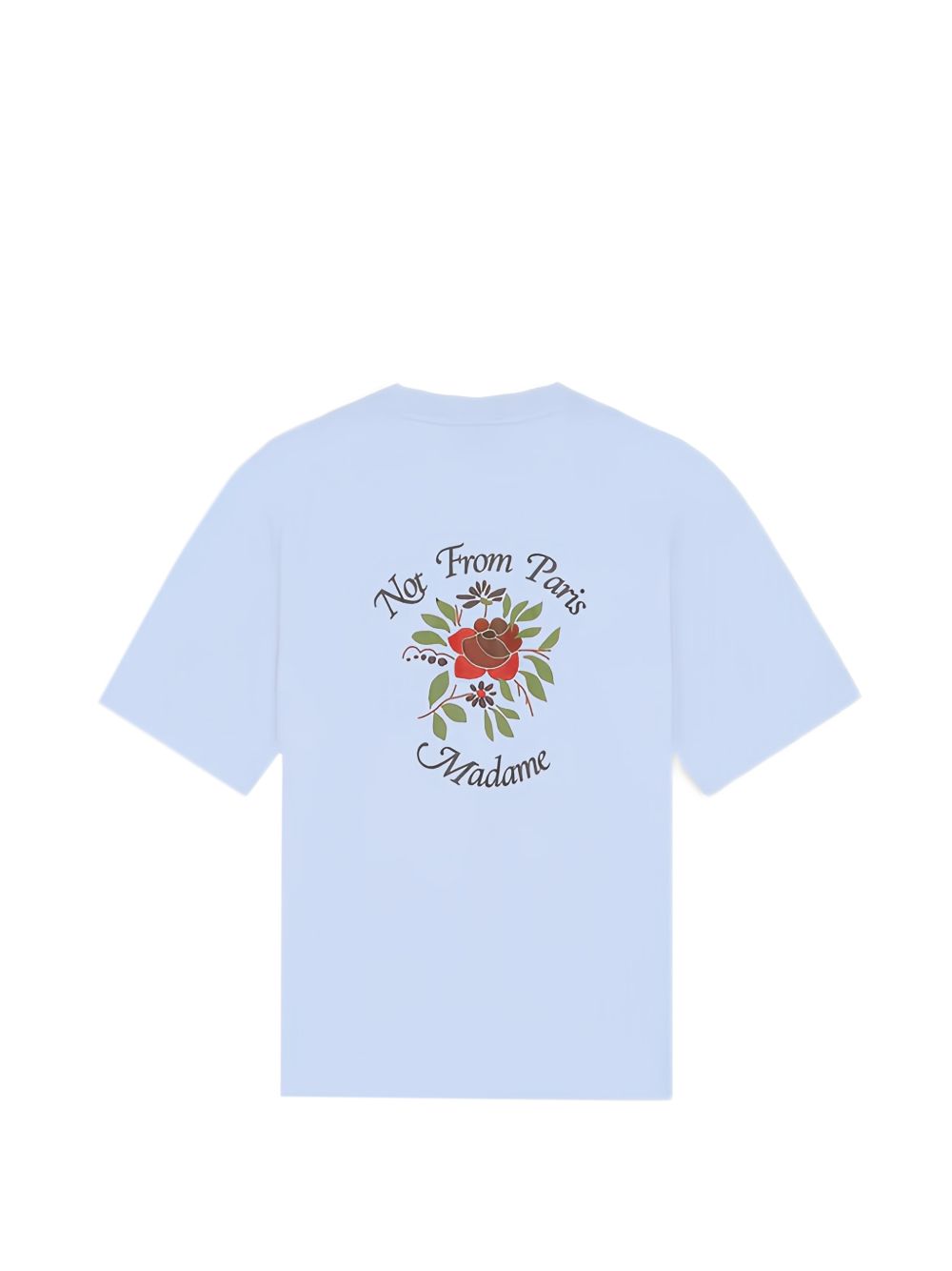 T-shirt con stampa in azzurro Drole de monsieur - uomo 
