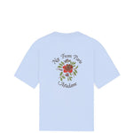 T-shirt con stampa in azzurro Drole de monsieur - uomo 