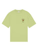 Men's Drole de Monsieur green print t-shirt