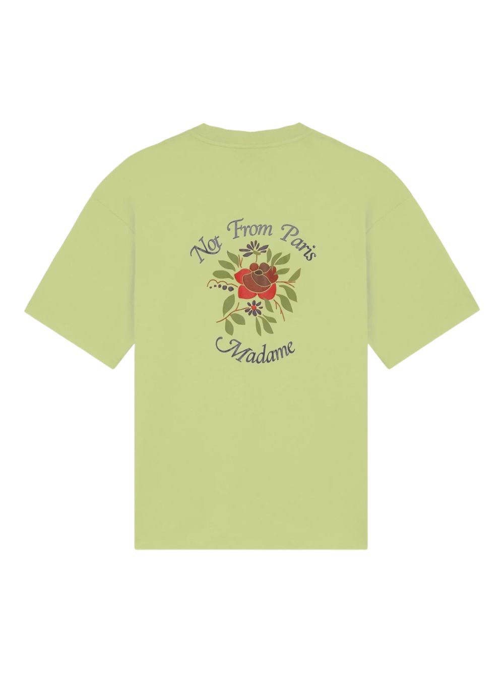 T-shirt con stampa in verde Drole de monsieur - uomo 