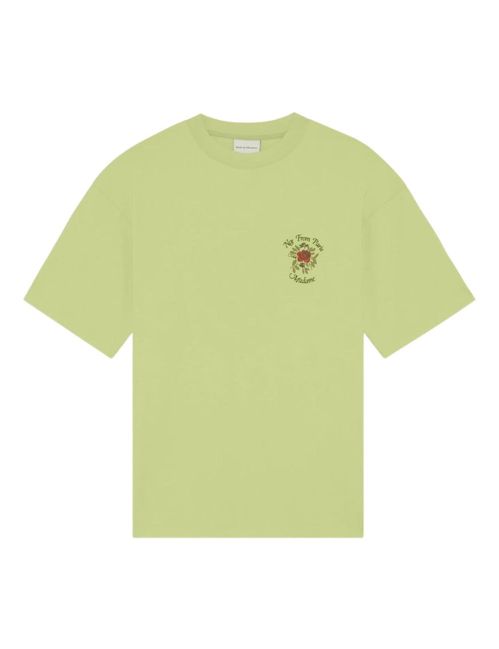 T-shirt con stampa in verde Drole de monsieur - uomo 