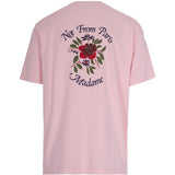 T-shirt a fiori in rosa Drole de monsieur - uomo 